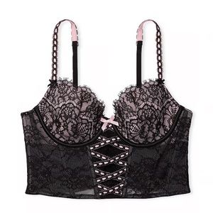 NWT VS Dream Angels Ribbon Slot Bra Top DD